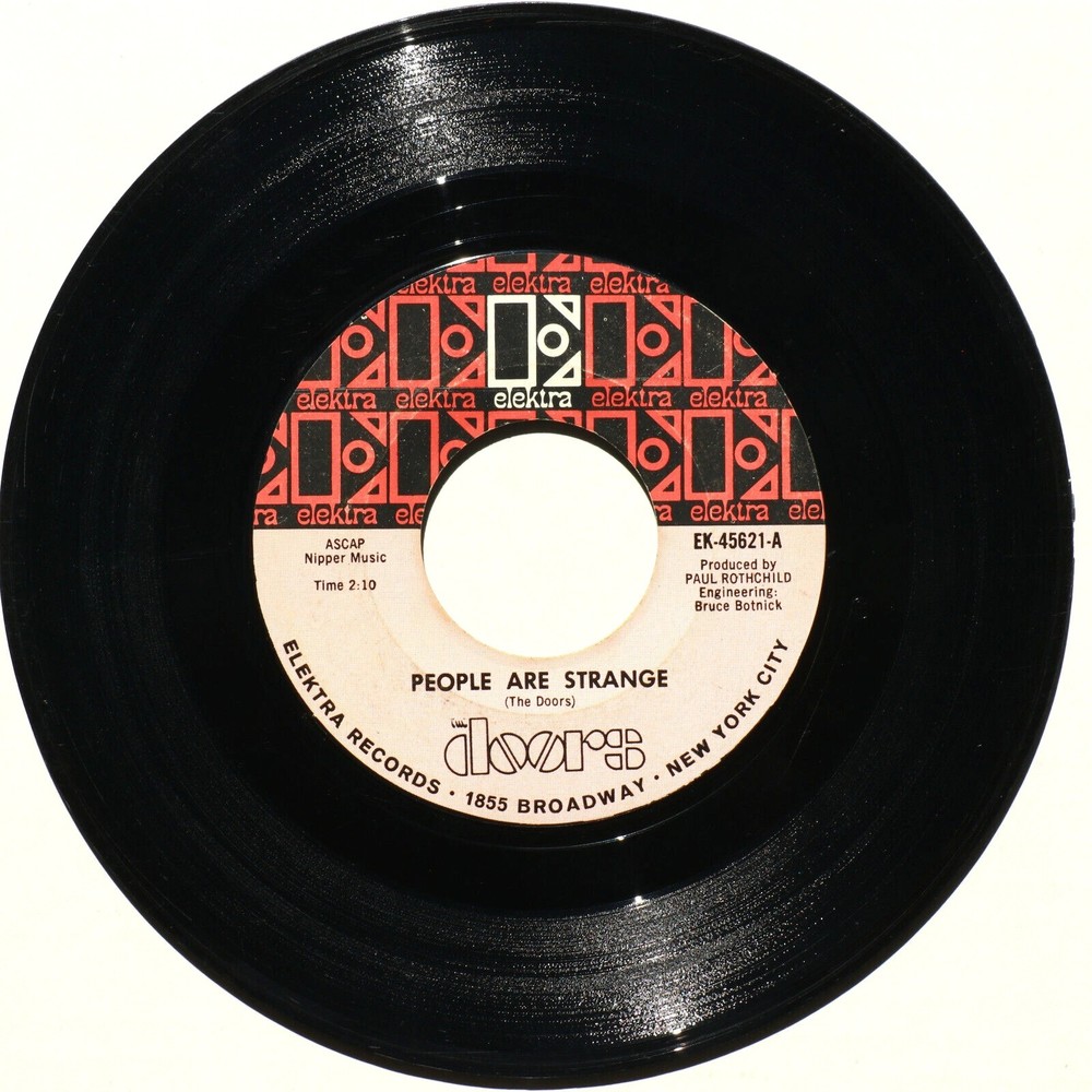The Doors People Are Strange/Unhappy Girl 45 rpm Vinyl 7" Single Record EK-45621 - Picture 6 of 9